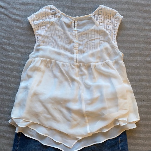 Garage flowy white blouse - Picture 3 of 5